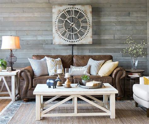 Decorating With Brown Leather Furniture (Tips for a Lighter, Brighter Look | Brown couch living ...