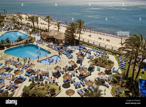 ´Sunset Beach Hotel´ Benalmádena on the Costa del Sol. Malaga Stock Photo: 61410790 - Alamy