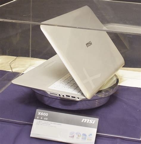 MSI X-Slim X600: 15.6-Inch MacBook Air Lookalike - SlashGear