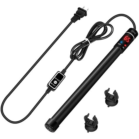 Simple Deluxe 200 Watts Aquarium Heater Submersible Fish Tank Heater ...