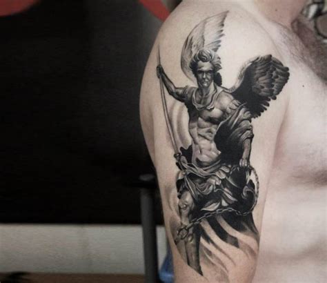 Warrior Angel tattoo by Andrey Stepanov | Post 16120