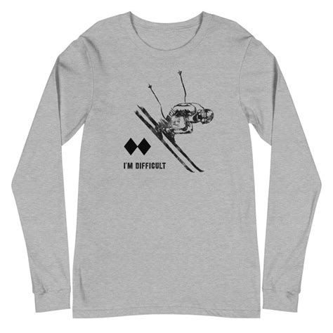 Skiing Long Sleeve T-shirt Ski Shirt for Men Women's - Etsy