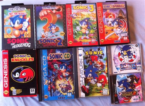 Collection of Sonic games for the Genesis, Sega CD, Saturn and ...