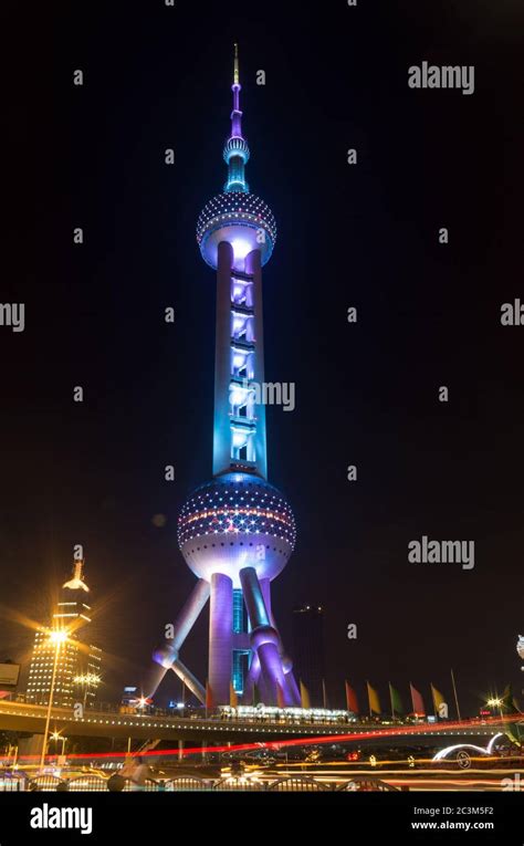 Night scenery of the Bund skyline in Shanghai, China Stock Photo - Alamy