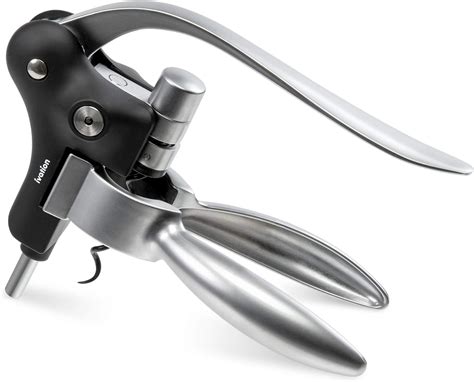 Ivation Wine Bottle Opener | Manual Handheld Corkscrew with Ergonomic Lever Pump, Standing ...