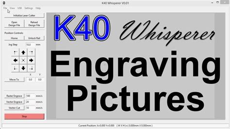 K40 Whisperer: Engraving Pictures | Picture engraving, Raster image, Vector cut