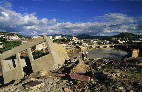 Tegucigalpa city destroyed by Hurricane Mitch, Honduras | Nigel Dickinson