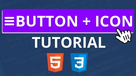 Button with Icon Tutorial - CSS & HTML