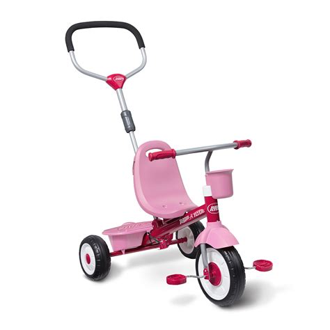 Radio Flyer 4-in-1 Stroll 'N Trike Pink, 19.88" x 35.04" x 40.75" - ToyMamaShop