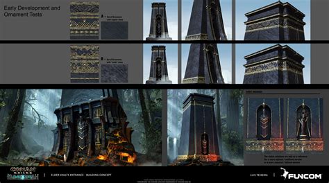 Luis Teixeira - CONAN - Isle of Siptah - Elder Vaults building concept