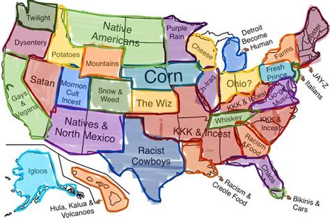 Map Of Stereotypes