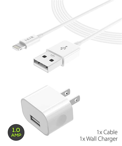 Ixir iPhone 10 Charger Apple Lightning Cable Kit by Ixir - {1 Wall ...