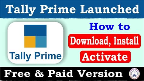 Tally Prime- How to Download, Install and Activate | Latest Tally ...