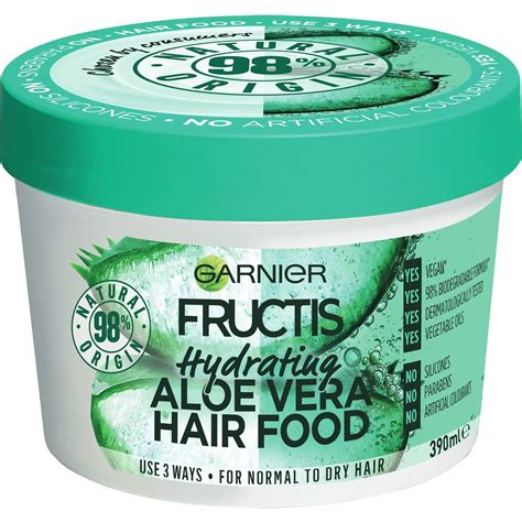 Garnier Fructis Hair Food Hydrating Aloe Vera 390ml | Woolworths