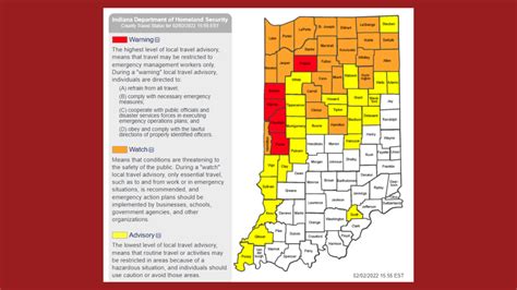 LIVE UPDATES: Winter storm, Indiana road conditions and travel advisories