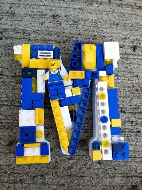 Custom Lego mosaic letter M Personalized by MosaicTreasureBox, | Lego wall, Lego letters, Lego ...