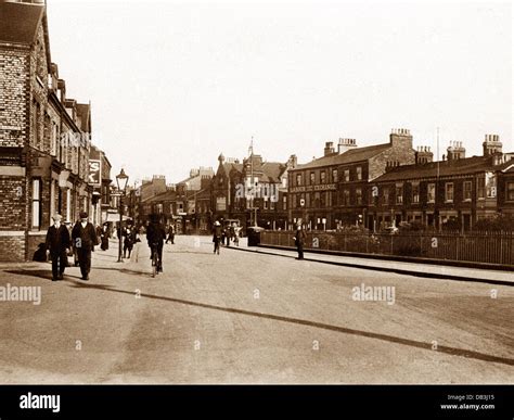 Stockton-on-Tees Bishopton Lane early 1900s Stock Photo - Alamy