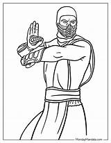 Scorpion Coloring Page sketch template