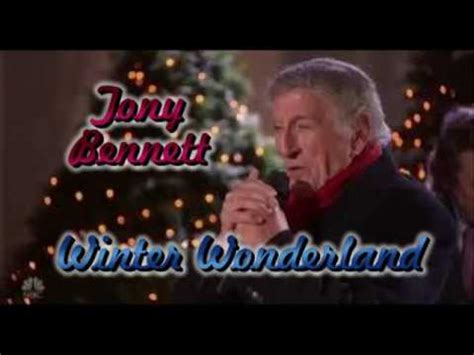 Tony Bennett Winter Wonderland - YouTube