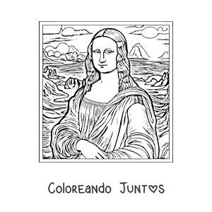 Una caricatura de Leonardo da Vinci | Coloreando Juntos