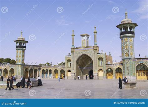 Fatima Masumeh Shrine In The City Of Qom, Iran Editorial Image | CartoonDealer.com #102448444