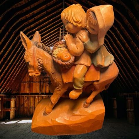 VINTAGE ANRI JUAN Ferrandiz Wood Carving Figurine Nativity Journey from Italy $99.00 - PicClick