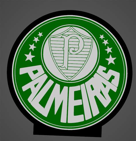 3D file Luminaria Lighting Time futebol Palmeiras・3D printing design to download・Cults