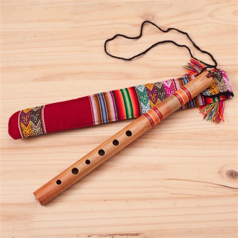 Bamboo Quena Flute Wind Instrument, 'Ceremonial Tumi' | ubicaciondepersonas.cdmx.gob.mx