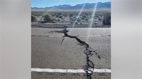 Vegas-Reno highway cracked, closed after 6.5 earthquake in Nevada | FOX ...