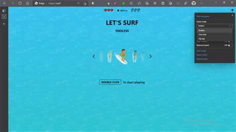 How to show-off surfing postures in Edge Surf game - Microsoft Community