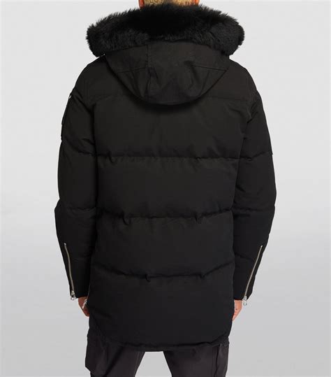 Moose Knuckles Shearling-Collar Puffer Jacket | Harrods CA