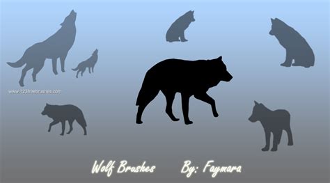 Wolf | Free Download Brushes | 123Freebrushes