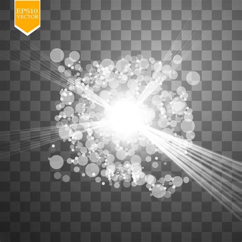 Shining light effects illustration vector 03 free download