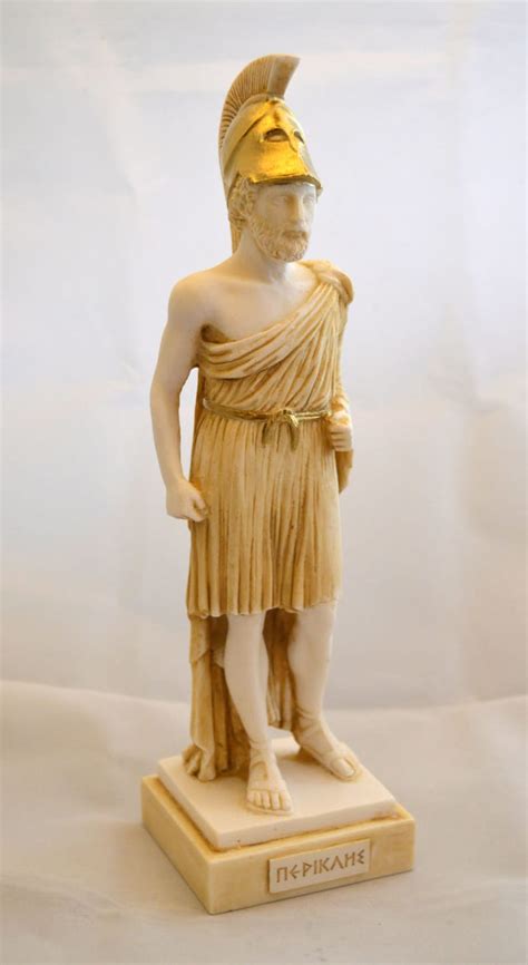 Ancient Greek Pericles Sculpture Alabaster Patina Aged Statue - Etsy