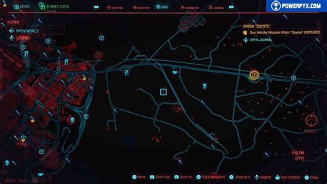 Cyberpunk 2077 Badlands Map