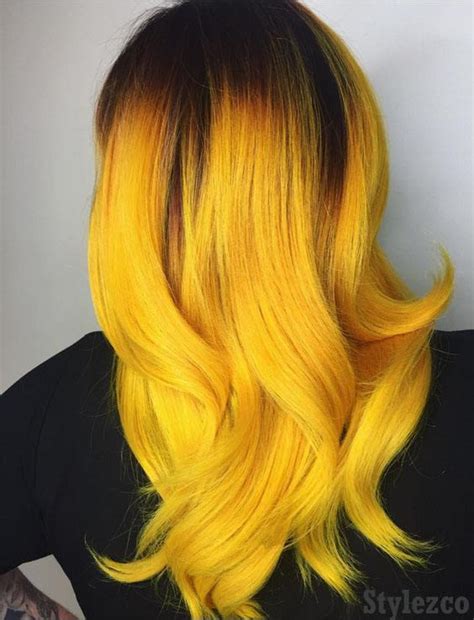 Amazing Yellow Hair Color Highlight & Style for 2019 | Stylezco