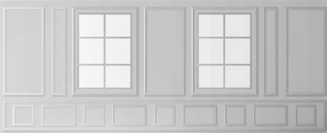 White wall with windows in luxury victorian style 15917973 Vector Art ...