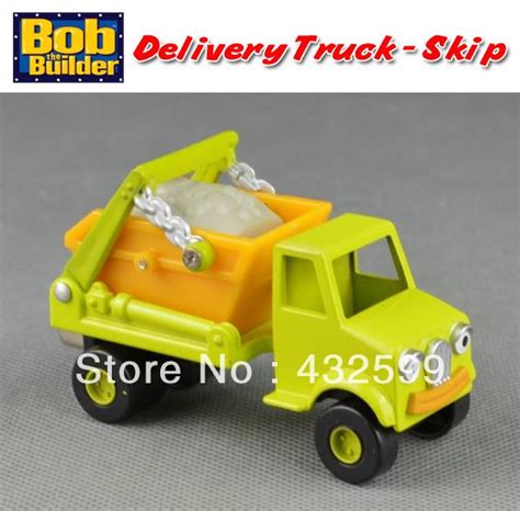 Brand New Bob The Builder Diecast Delivery Truck Skip Toy Loose In ...