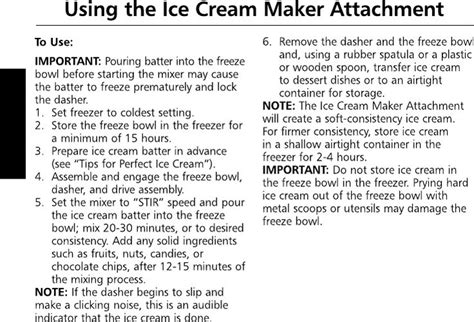 Page 10 of KitchenAid Ice Cream Maker Instructions | ManualsOnline.com | Dessert makers ...