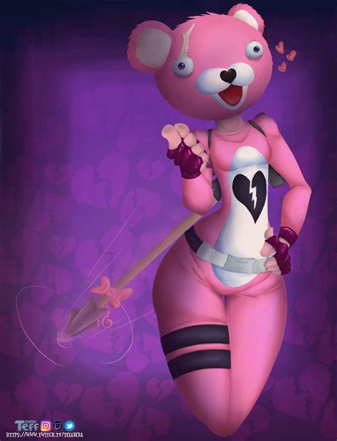 Teddy Bear Skin by ChibiTeff | Teddy, Teddy bear, Fortnite