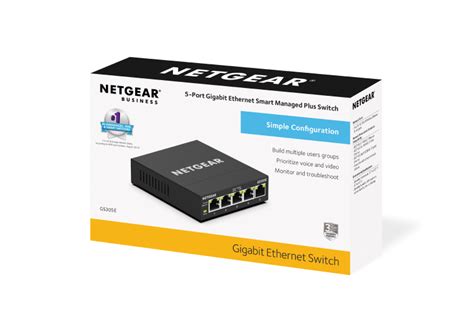 SOHO 5-Port Gigabit Ethernet Wired Switch - GS305E | NETGEAR