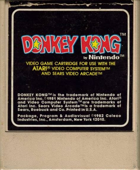 Donkey Kong (Atari 2600) | Classic Game Room Wiki | Fandom