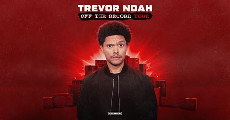 Trevor Noah Announces 2023 “Off The Record” Tour - Live Nation ...