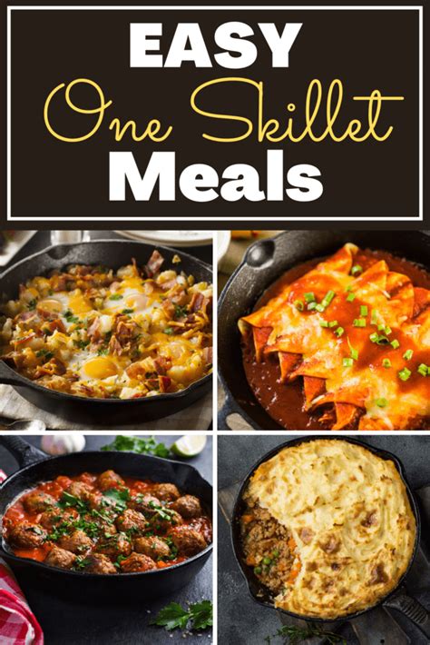 24 Easy One-Skillet Meals - Insanely Good