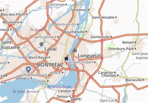 MICHELIN Longueuil map - ViaMichelin