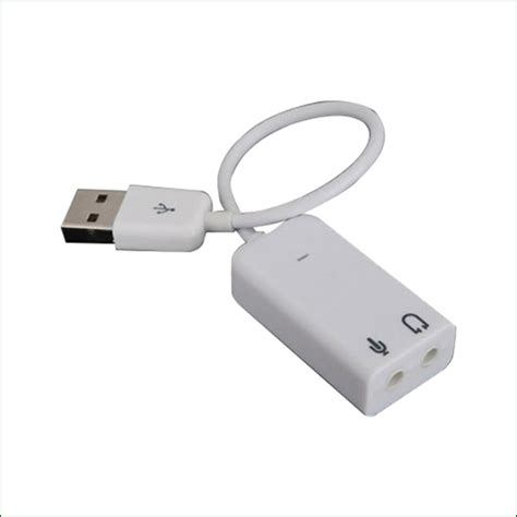 USB Sound Adapter 7.1 Channel - White Sound Card Adapter - Trendy Store ...