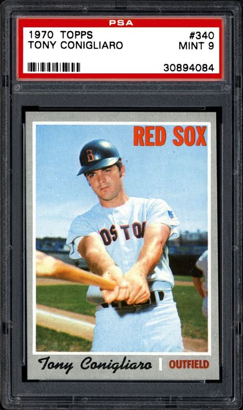 1970 Topps Tony Conigliaro | PSA CardFacts®