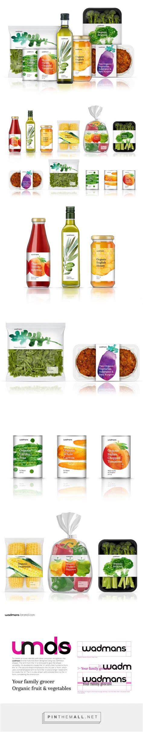 Wadmans Organic Food (Concept) | Vegetable packaging, Food packaging ...