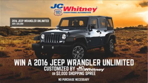 US Auto Parts JC Whitney 101 Sweepstakes - Sun Sweeps