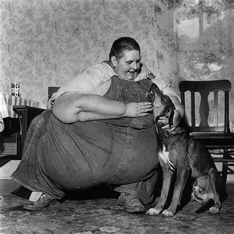 Fat Man and Dog - Robert Natkin Photography